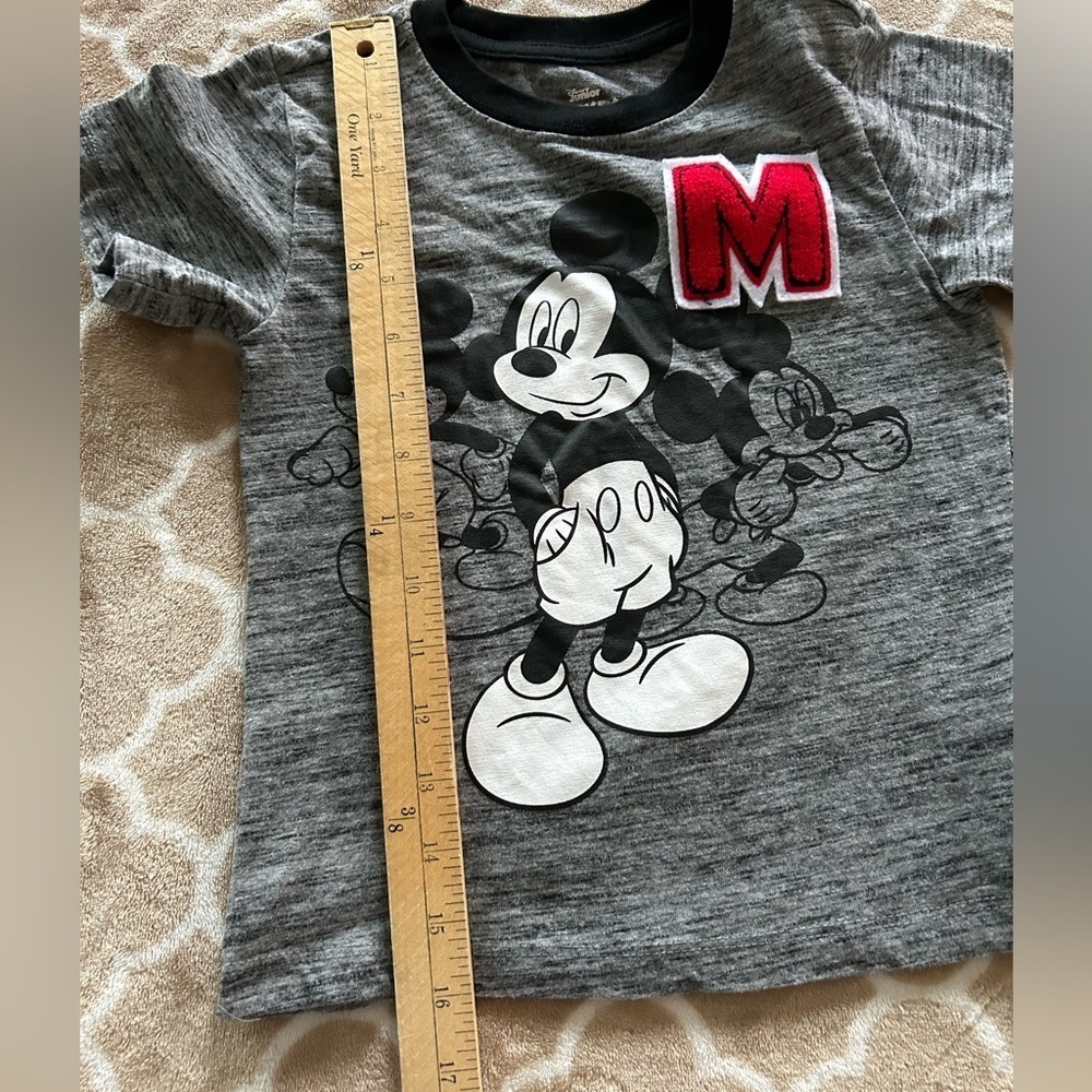 Disney Junior Mickey Toddler Tee Shirt Grey Size 5T - Picture 6 of 7